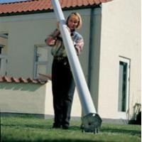 Opsætning af flagstang